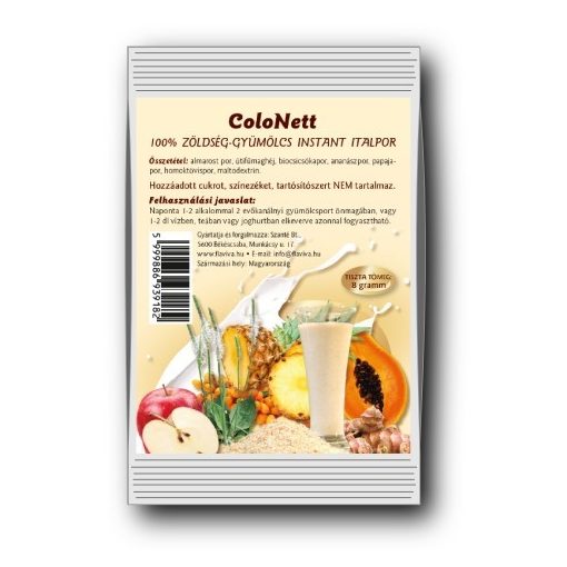 FlaViva Colonett - 100% zöldség-gyümölcs instant italpor (12g)
